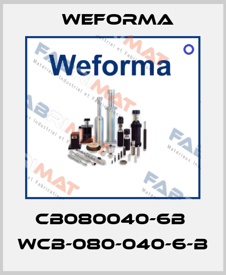 CB080040-6B  WCB-080-040-6-B Weforma