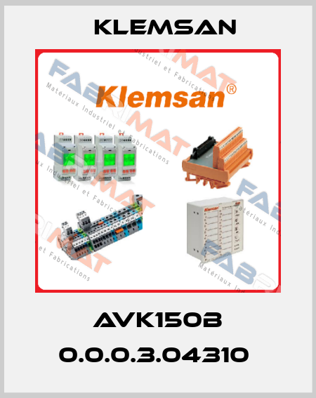 AVK150B 0.0.0.3.04310  Klemsan