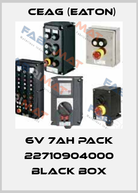 6v 7Ah Pack 22710904000 black box Ceag (Eaton)