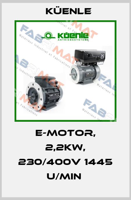 E-Motor, 2,2kW, 230/400V 1445 U/min  Küenle