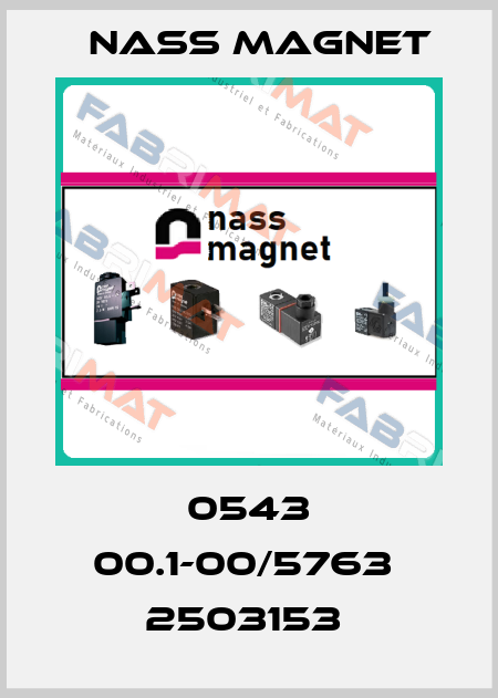 0543 00.1-00/5763  2503153  Nass Magnet