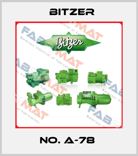 No. A-78  Bitzer