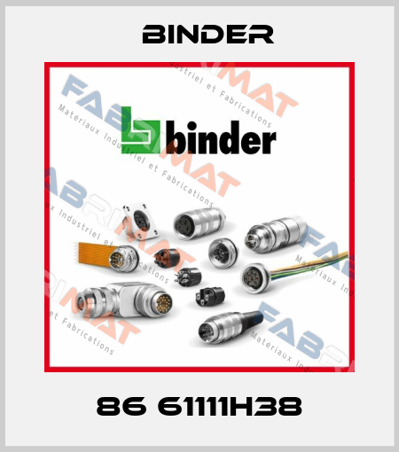 86 61111H38 Binder