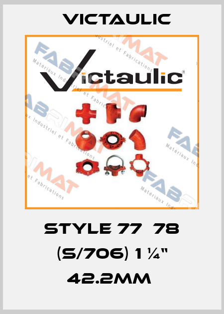 Style 77  78 (S/706) 1 ¼“ 42.2mm  Victaulic