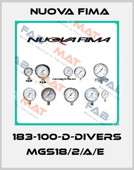 183-100-D-DIVERS MGS18/2/A/E  Nuova Fima