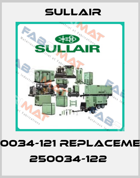 250034-121 replacement 250034-122  Sullair