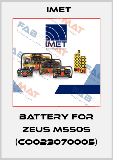 Battery for Zeus M550S (CO023070005) IMET
