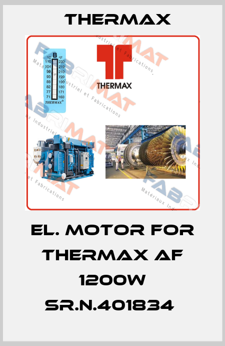 el. motor for Thermax af 1200w sr.n.401834  Thermax