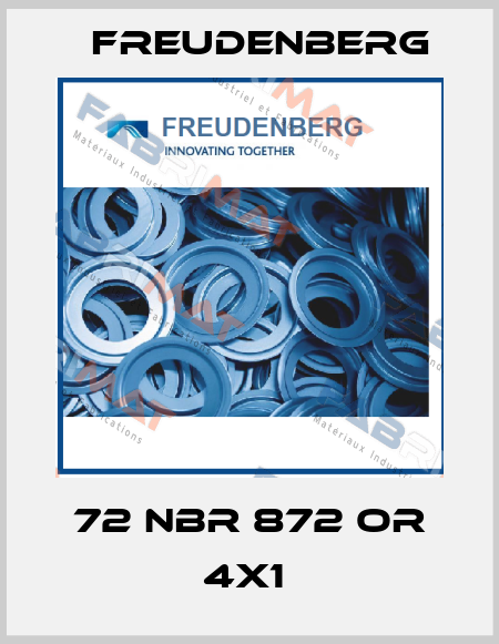 72 NBR 872 OR 4X1  Freudenberg