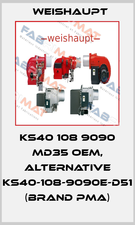 KS40 108 9090 MD35 OEM, alternative KS40-108-9090E-D51 (brand PMA) Weishaupt