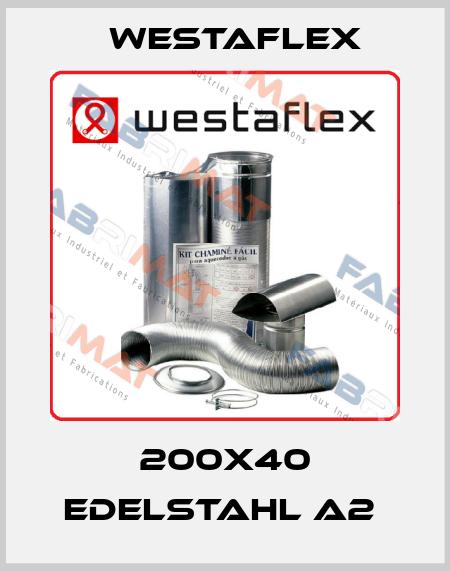  200x40 Edelstahl A2  Westaflex