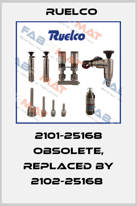 2101-25168 obsolete, replaced by 2102-25168  Ruelco