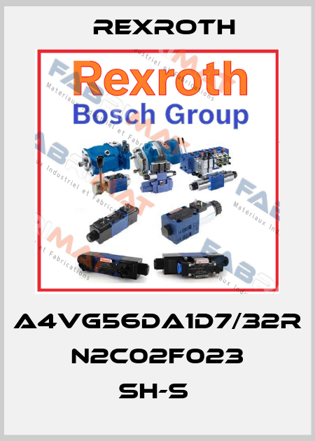 A4VG56DA1D7/32R  N2C02F023 SH-S  Rexroth