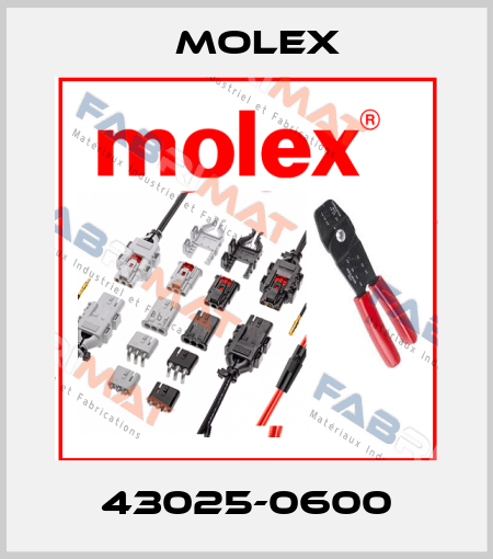 43025-0600 Molex