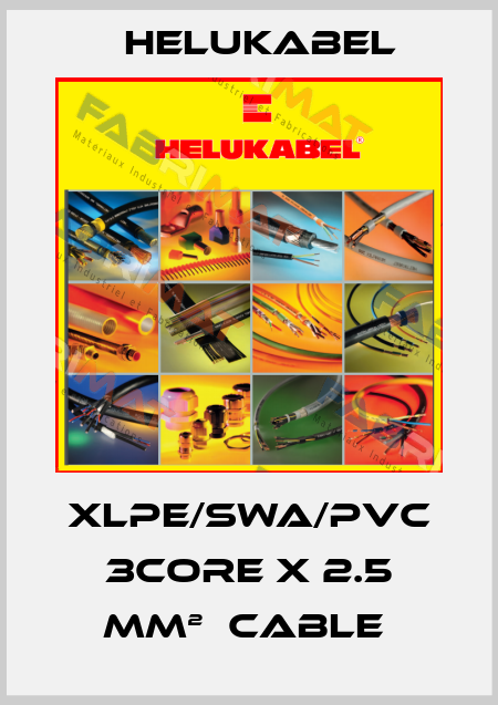 XLPE/SWA/PVC 3Core x 2.5 mm²  cable  Helukabel