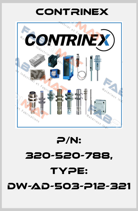 p/n: 320-520-788, Type: DW-AD-503-P12-321 Contrinex