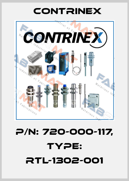 p/n: 720-000-117, Type: RTL-1302-001 Contrinex