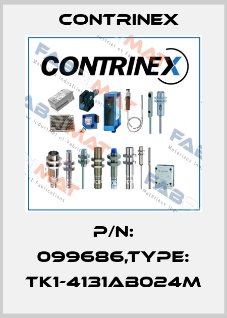 P/N: 099686,Type: TK1-4131AB024M Contrinex