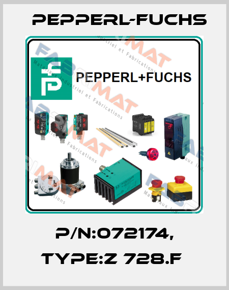 P/N:072174, Type:Z 728.F  Pepperl-Fuchs