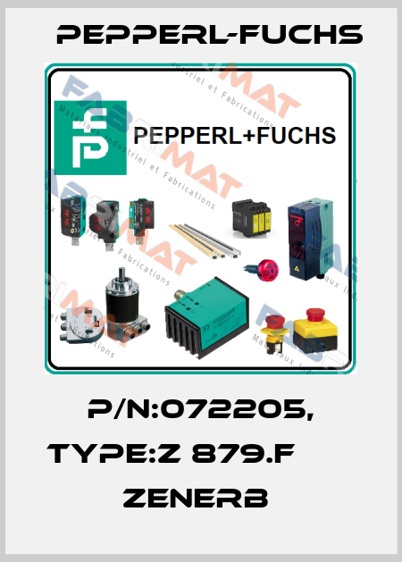P/N:072205, Type:Z 879.F                 Zenerb  Pepperl-Fuchs