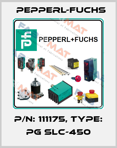 p/n: 111175, Type: PG SLC-450 Pepperl-Fuchs