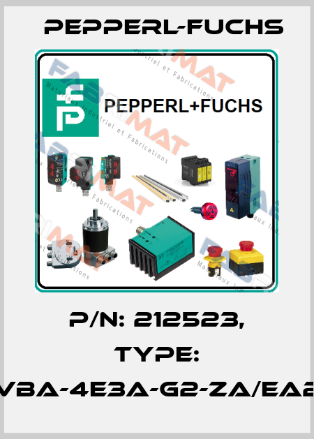 p/n: 212523, Type: VBA-4E3A-G2-ZA/EA2 Pepperl-Fuchs