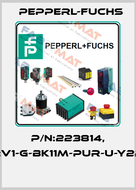 P/N:223814, Type:V1-G-BK11M-PUR-U-Y223814  Pepperl-Fuchs