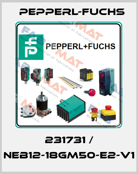 231731 / NEB12-18GM50-E2-V1 Pepperl-Fuchs