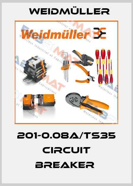 201-0.08A/TS35 CIRCUIT BREAKER  Weidmüller