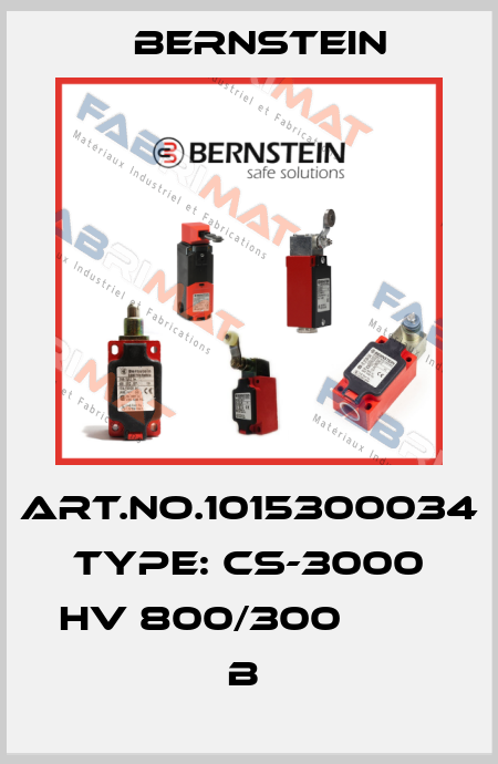 Art.No.1015300034 Type: CS-3000 HV 800/300           B  Bernstein