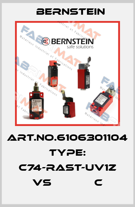 Art.No.6106301104 Type: C74-RAST-UV1Z VS             C Bernstein