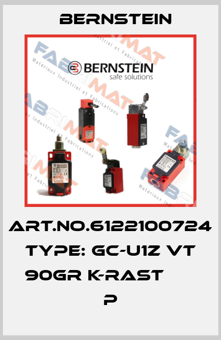 Art.No.6122100724 Type: GC-U1Z VT 90GR K-RAST        P Bernstein