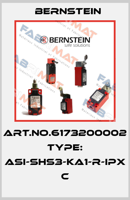 Art.No.6173200002 Type: ASI-SHS3-KA1-R-IPX           C Bernstein