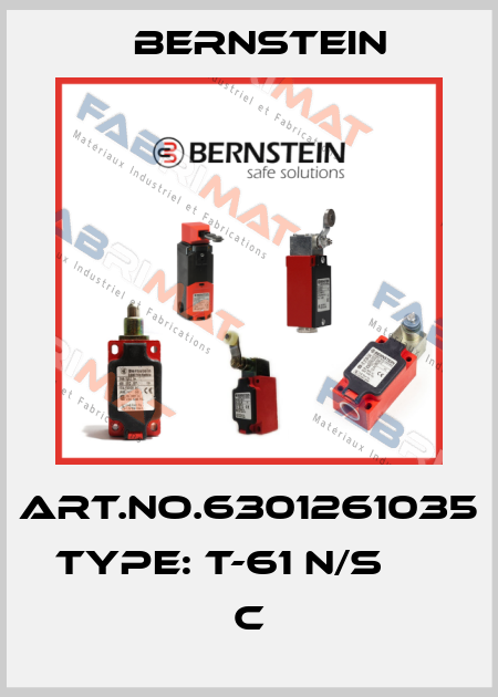 Art.No.6301261035 Type: T-61 N/S                     C Bernstein