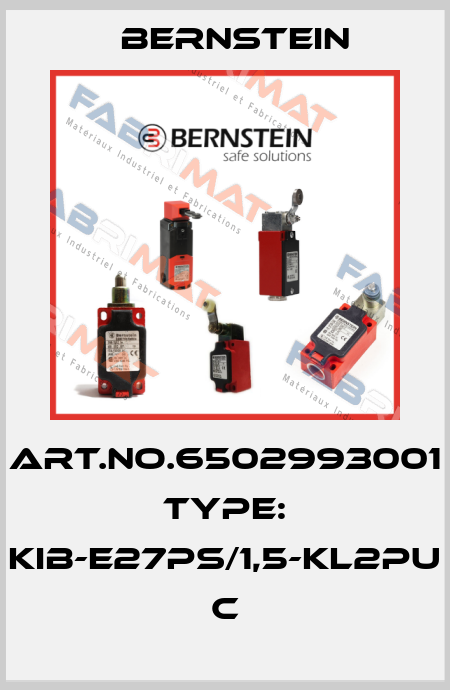 Art.No.6502993001 Type: KIB-E27PS/1,5-KL2PU          C Bernstein