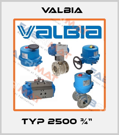 Typ 2500 ¾“   Valbia
