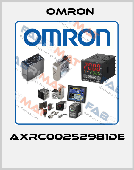 AXRC00252981DE  Omron