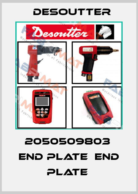 2050509803  END PLATE  END PLATE  Desoutter
