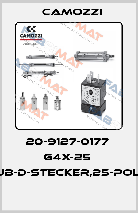 20-9127-0177  G4X-25  SUB-D-STECKER,25-POLIG  Camozzi