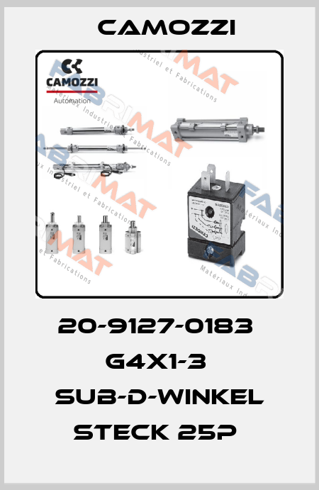 20-9127-0183  G4X1-3  SUB-D-WINKEL STECK 25P  Camozzi