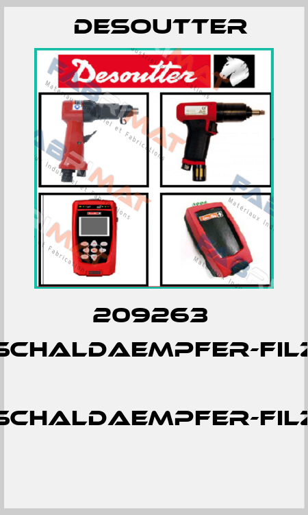209263  SCHALDAEMPFER-FILZ  SCHALDAEMPFER-FILZ  Desoutter