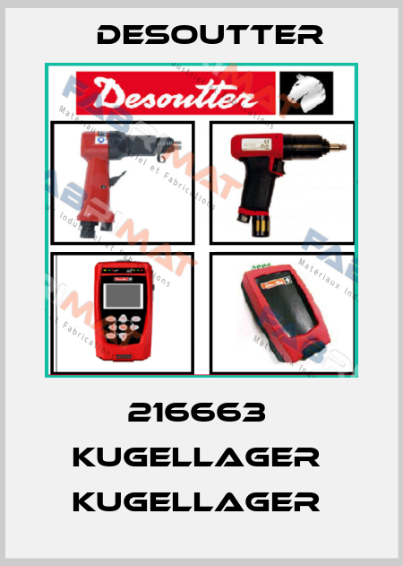 216663  KUGELLAGER  KUGELLAGER  Desoutter
