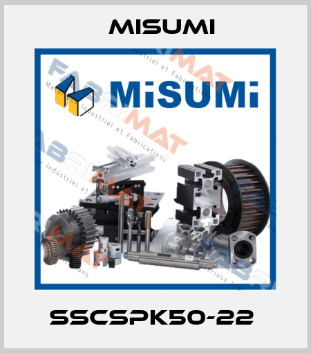SSCSPK50-22  Misumi