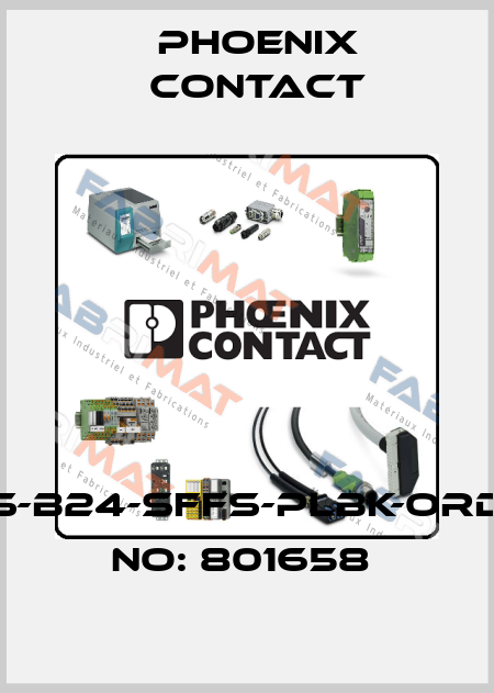 CES-B24-SFFS-PLBK-ORDER NO: 801658  Phoenix Contact