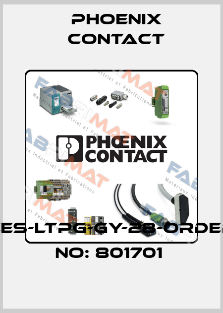 CES-LTPG-GY-28-ORDER NO: 801701  Phoenix Contact