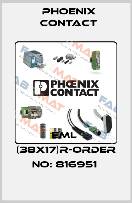 EML  (38X17)R-ORDER NO: 816951  Phoenix Contact
