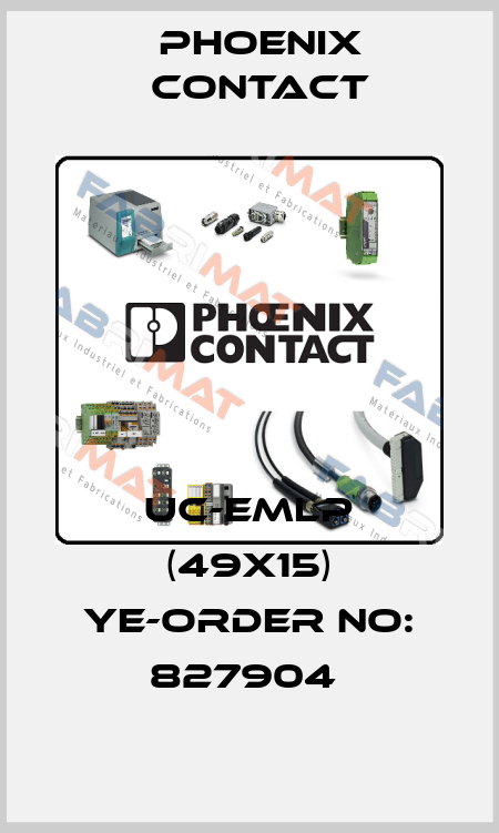 UC-EMLP (49X15) YE-ORDER NO: 827904  Phoenix Contact