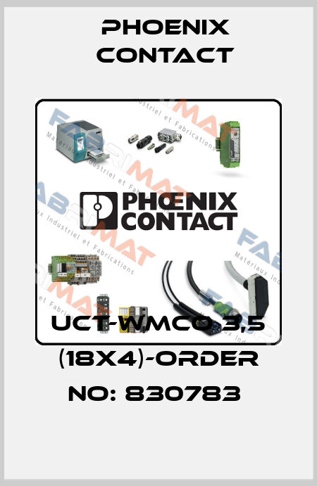 UCT-WMCO 3,5 (18X4)-ORDER NO: 830783  Phoenix Contact