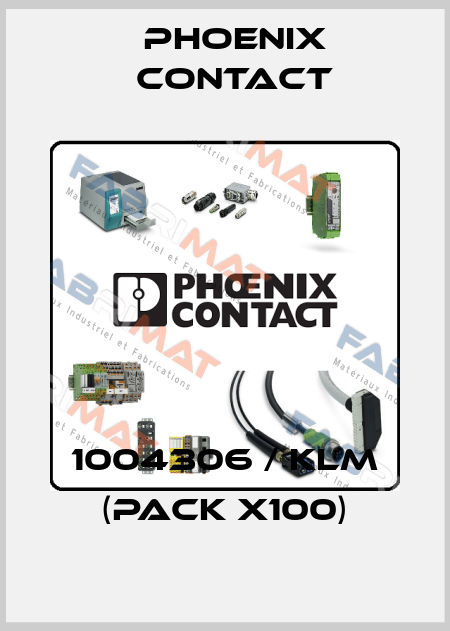 1004306 / KLM (pack x100) Phoenix Contact