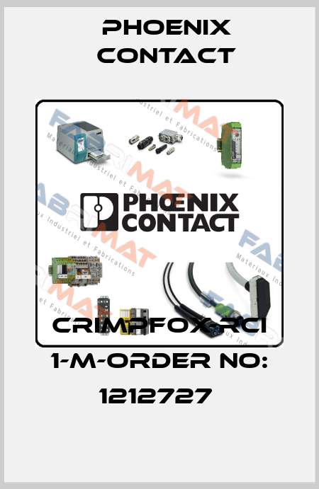 CRIMPFOX-RCI 1-M-ORDER NO: 1212727  Phoenix Contact